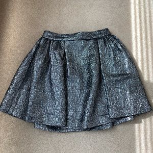 Kate Spade Silver Party Skirt- size 8
